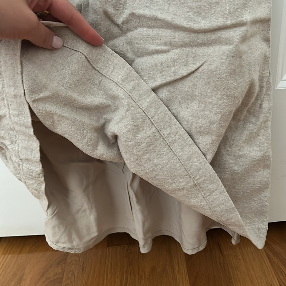 Abercrombie & Fitch Linen Blend Mini Dress - Picture 4 of 8